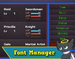 Hakuen Studio Font Manager for RPG Maker MZ