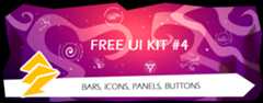 Assets Free Interface UI KIT #4 [Icons, Bars, Buttons]