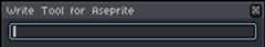 Write Tool for Aseprite