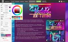 The itch.io theme editor