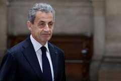 Nicolas Sarkozy à son arrivée au tribunal d’appel pour être interrogé dans le cadre de l’affaire Bygmalion, à Paris, le 24 novembre 2023. 
