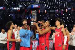 可愛單場31分後燃盡！ AE率新星痛宰條紋奪冠