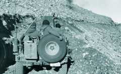 רכבי צה"ל בדרך לחרמון