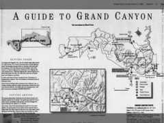 Map of Grand Canyon National Park including best viewpoints, entrances, campsites