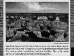 View of the Grand Canyon's peaks, valleys, and layers of multicolored stone