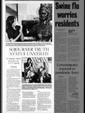 Bust of Sojourner Truth is placed in Emancipation Hall of U.S. Capitol in 2009