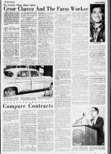 Editorial about why Cesar Chavez was successful in organizing farm workers, 1971