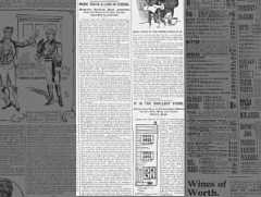 Newspaper article about Mark Twain's stay in Vienna