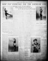 Dish Pan Exercises for the Bachelor Girl