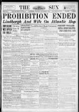 Prohibition ends with ratification of 21st Amendment