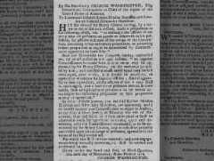 George Washington appoints Alexander Hamilton to discuss an exchange of prisoners with the British