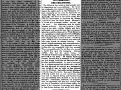 British editorial calls Filipino attack on American troops at outbreak of the war 