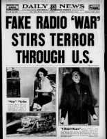 Fake Radio 'War' Stirs Terror Through U.S.