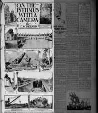 Images from the construction of the Panama Canal