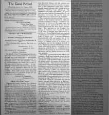 The official Panama Canal newspaper reports on the opening of the canal to traffic