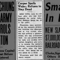 Corpse Spoils Wake; Refuses to Stay Dead