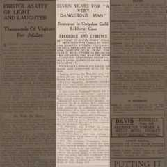 Croydon Aerodrome Robbery, Sentencing, 1935