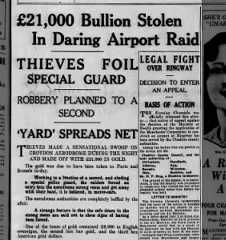 Croydon Aerodrome Robbery, 1935