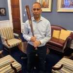 Does Hakeem Jeffries Know How to Swing a Baseball Bat? A Splinter Investigation