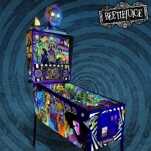 The Beetlejuice pinball machine looks super Beetlejuice-y