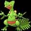 Sceptile sprite from Ruby & Sapphire