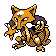 Kadabra sprite from Silver