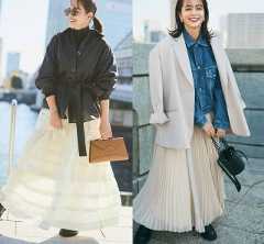 冬から春へのシフトは「白スカート」が簡単！40代にちょうどいい“今っぽ”上品コーデ〈５選〉