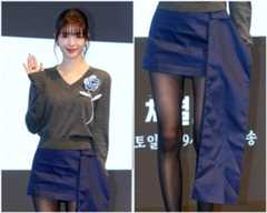 다리미질 못 했나…노정의, 구깃한 치마로 '2류 패션' 등극 [류예지의 OOTD]