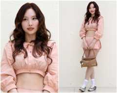 혹시 잠옷 입고 나왔나연?…배꼽만 가린 애매한 노출, '3류 패션' 나연[류예지의 OOTD]