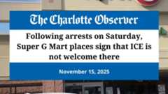 Super G Mart says ICE is not welcome there after Saturday arrests by Border Patrol