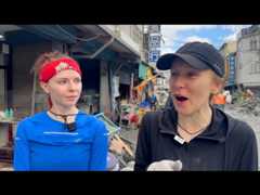 Ukrainians help Hualien recover from flood