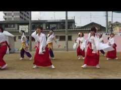 「ひとひら」京都さくらよさこい2013 梅小路小学校会場　2013.0