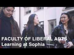 Learning at Sophia－Faculty of Liberal Arts