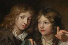 Bucerius Kunst Forum: Caspar Netscher, "Ein Portrait von zwei Jungen", ca. 1680 - 1683