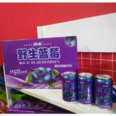 妙虎野生蓝莓320ml×24罐
