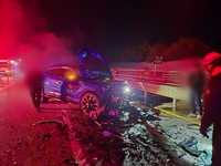 정읍 교차로서 역주행 외제차 충돌사고…4명 사상