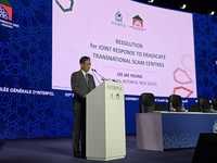 인터폴서 韓주도 '초국가 범죄단지 공동대응' 결의안 채택