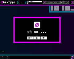 oh-no.png Boxtype Screenshot