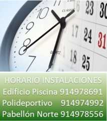 Horarios Instalaciones