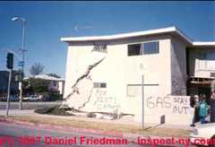 Photograph of building damage near Los Angeles 2000 © Daniel Friedman