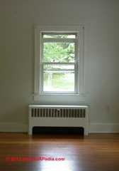 Double hung window shown from the building interior (C) Daniel Friedman