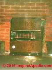 Coal stove installation by Daniel Friedman(C) Daniel Friedman