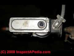 Water feeder button on steam heat