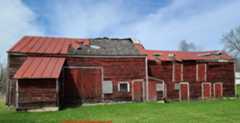 Smith Street extension barn, Poughkeepsie, NY in 2021 (C) Daniel Friedman at InspectApedia.com