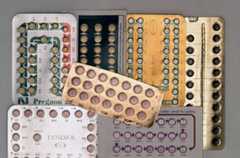 Verschillende anticonceptiepillen