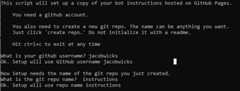 github repo name
