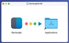 Rectangleを「macOS Monterey」にインストールする。(提供：Jack Wallen/ZDNET)