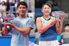【全日本テニス選手権】男子は田口涼太郎、女子は岡村恭香が優勝