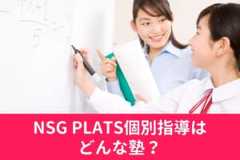 NSG PLATS個別指導の料金/月謝を徹底調査！特徴と口コミも紹介