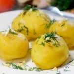 фото вареной картошки с укропом